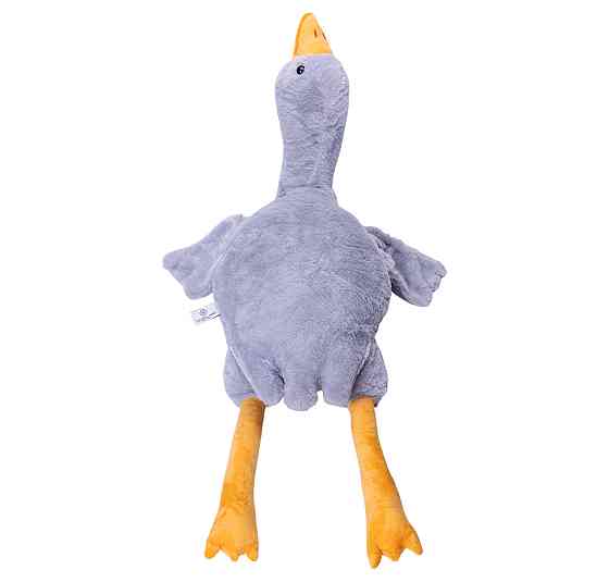 М'яка іграшка-подушка з пледом всередині Гусь-обнімусь 89 (см) Сірий Colorful Home 520-1G Київ