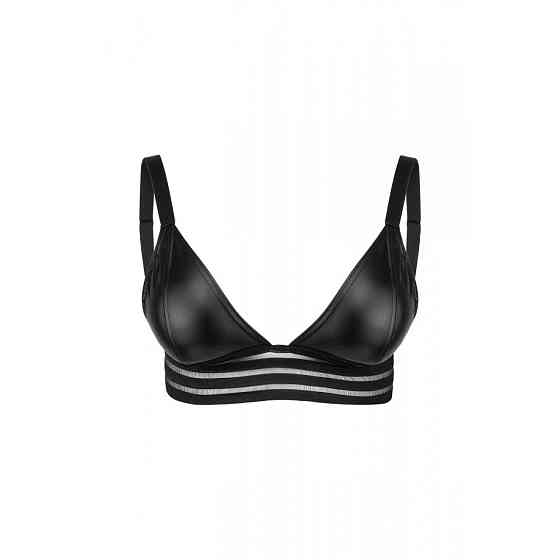 Бюстгалтер с полосками F157 Noir Handmade L Sex Aura Киев