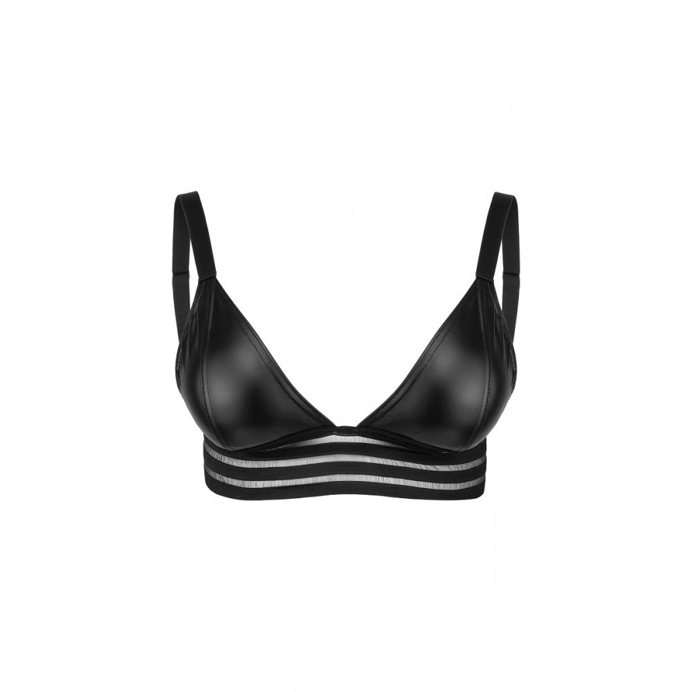 Бюстгалтер с полосками F157 Noir Handmade L Sex Aura Киев - изображение 5