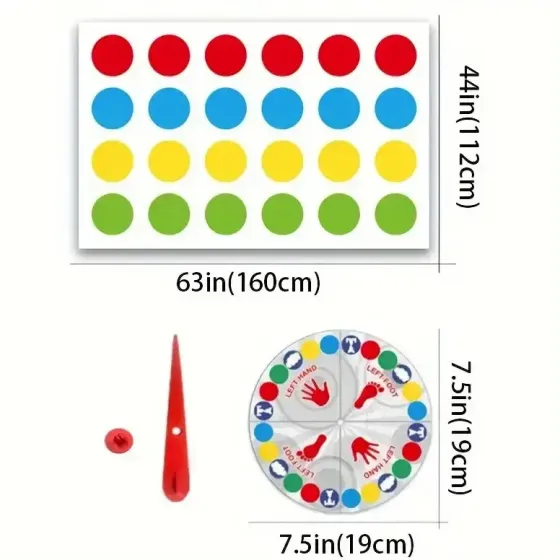 Напольная "Твистер" игра Dance Pad Toy Party Game Коломыя