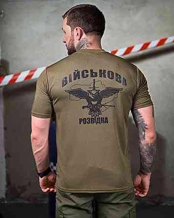 Тактическая потоотводящая футболка  Розвідка oliva ПП7628 Одеса