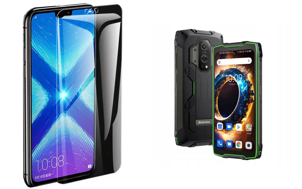Защитное стекло NeoGlass для Blackview BV9300, BV9300 Pro – ультрапрозрачное и устойчивое Киев - изображение 2
