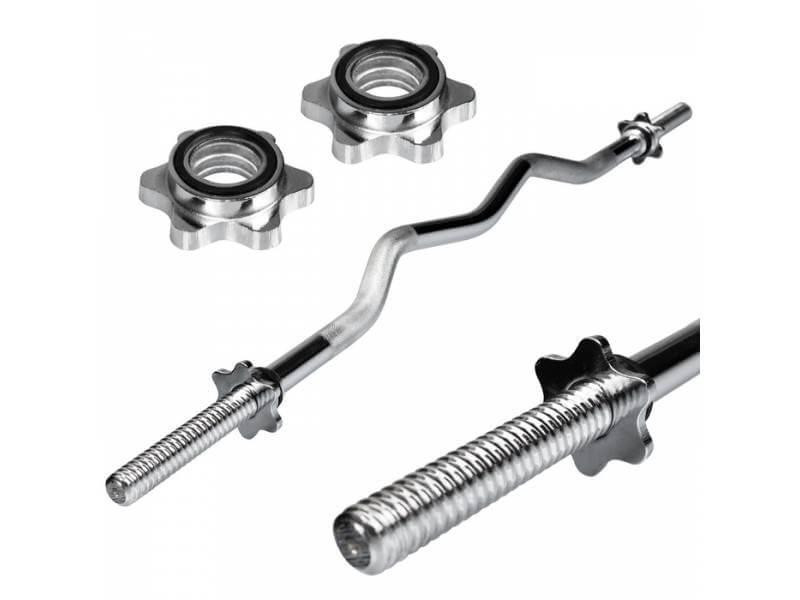 Набір Elitum Titan 68кг з лавою HS-1080, штангою та гантелями Київ - фото 7