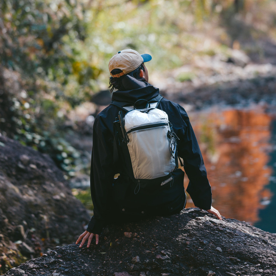 Рюкзак ультралегкий Naturehike CNK2300BB012, 15 л, білий Київ - фото 5