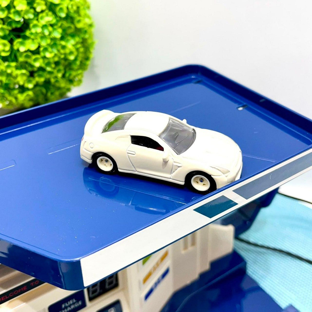 Набір Автозаправка для дітей зі звуком машинка в комплекті Біло-синій (CM559-22M) Чернігів - фото 8