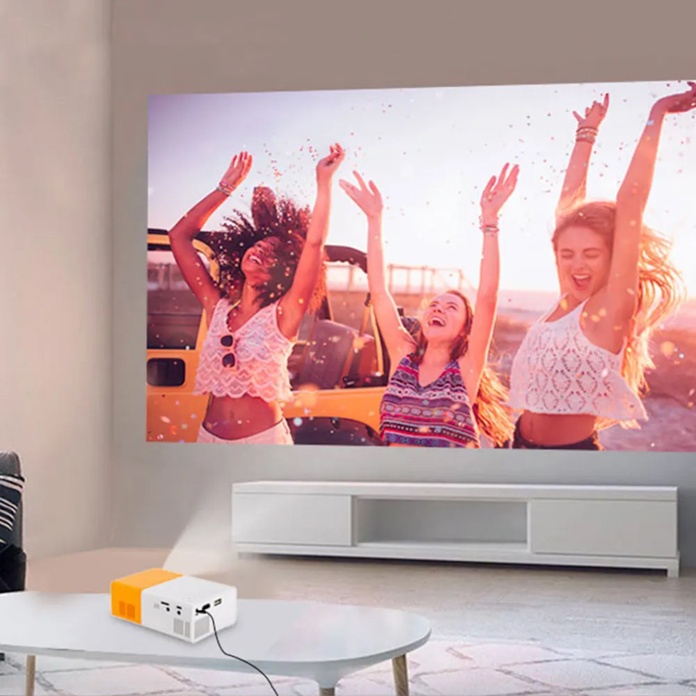 Портативный проектор Full HD с динамиком + пульт YG300 SBR Киев - изображение 2