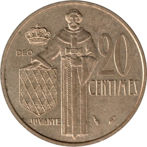 Монако 20 сантимов, 1978 (Д) Полтава - фото 1