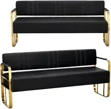 Calissimo Sofa Kanapa Do Salonu Poczekalni Gabinetu Dwuosobowa Złota Rama Kopia Київ