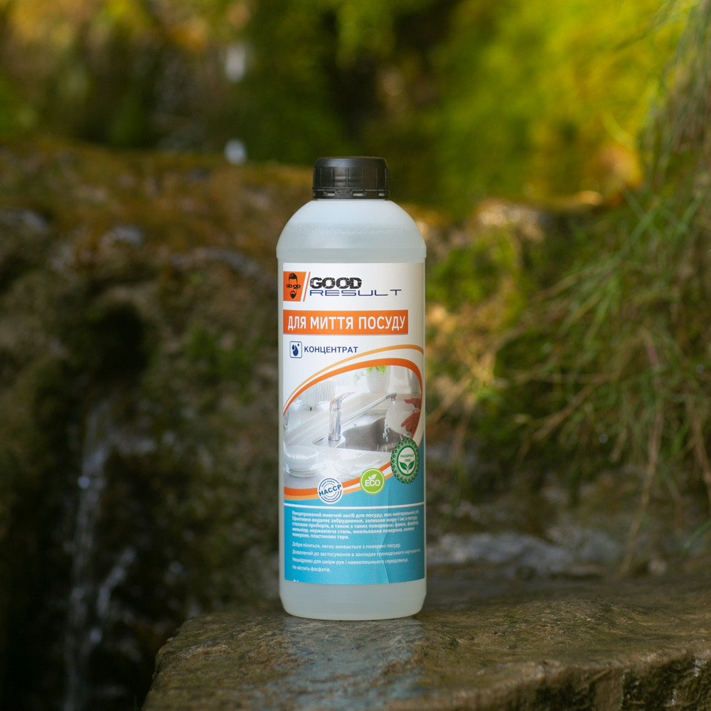 Концентрований засіб для миття посуду GOOD RESULT 1л Павлоград - фото 1