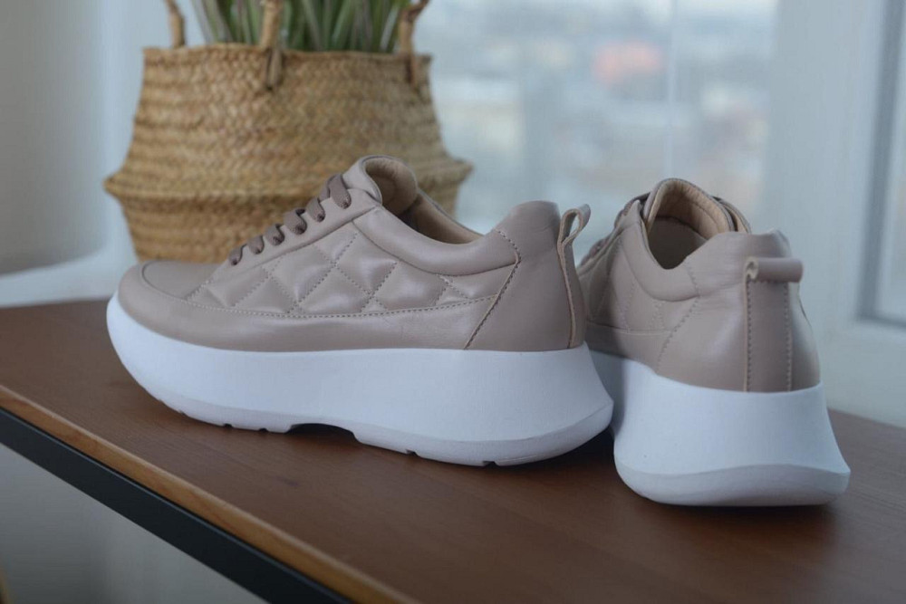 VIFEST Кросівки жіночі VIFEST 194-2 бежеві (весна-осінь, шкіра натуральна) (4440) Коломыя - изображение 4