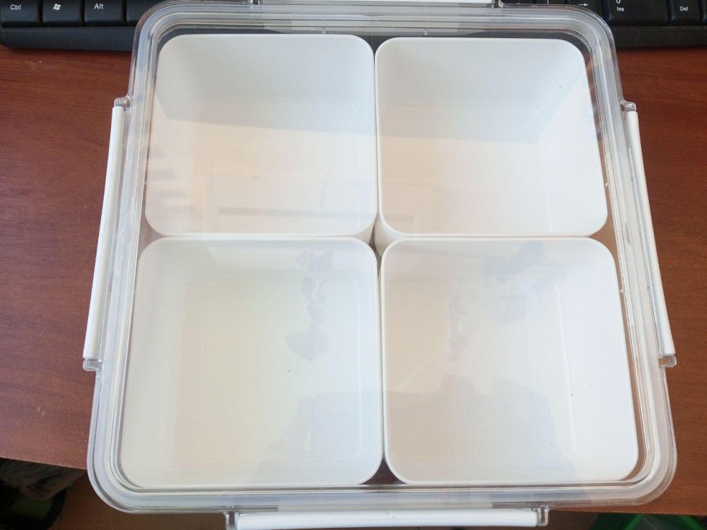 Контейнер пищевой 23*23*7,5 см Полтава - фото 1