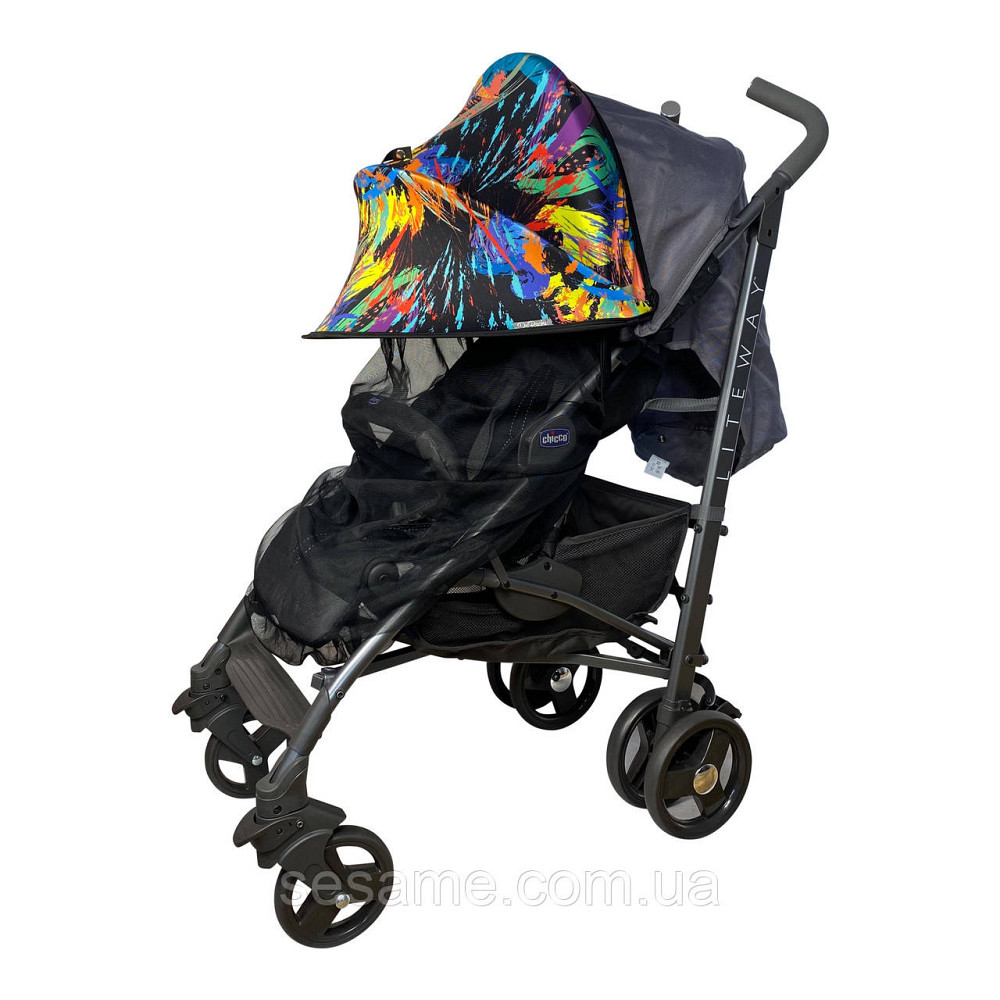 Солнцезащитный козырёк для коляски с москитной сеткой Кап Must Have Shade 2в1 Краски Харьков - изображение 1