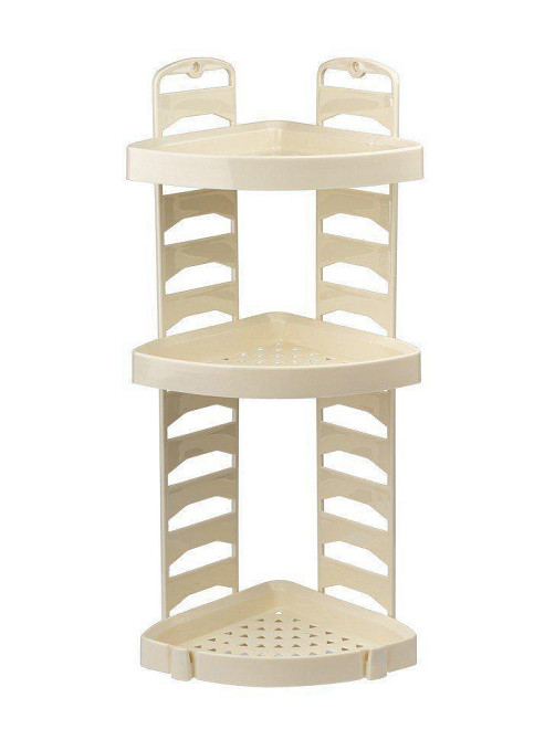 Полка для ванной угловая пластиковая №1 (цвета в ассортименте) Харьков - изображение 1