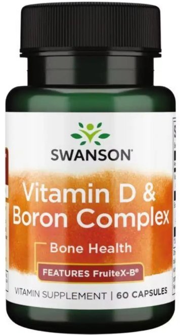 Витамин D и бор Swanson Vitamin D Boron Complex 60 капс Киев - изображение 3
