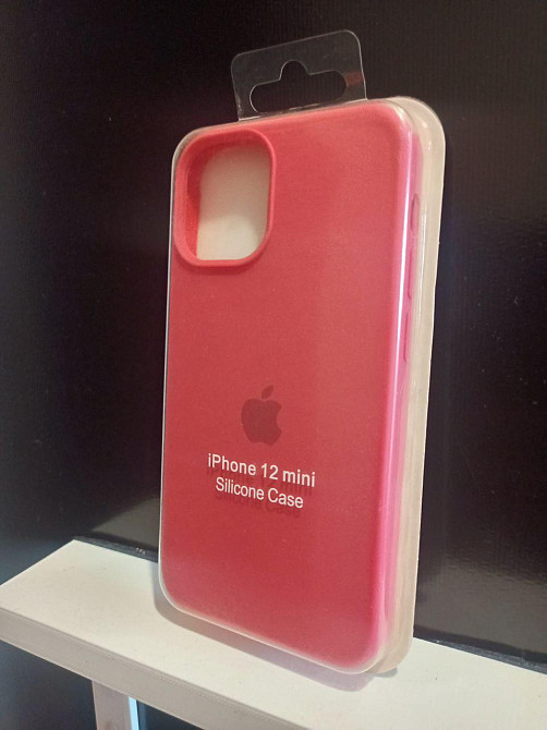 Силіконовий чохол для iPhone 12 mini Ніжно-ягідний рожевий (Pink Berry) Київ - фото 1