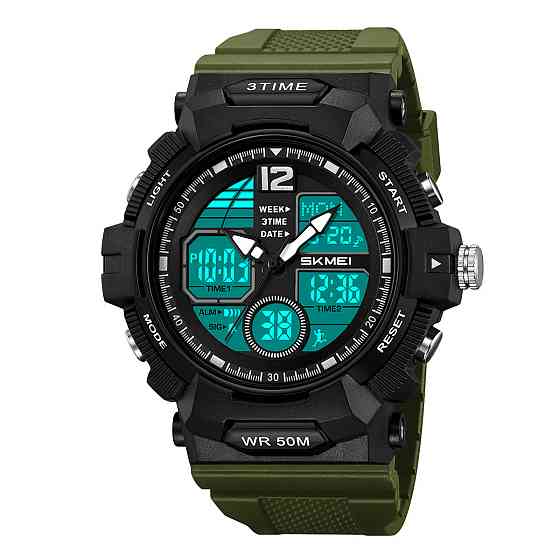 Часы спортивные скмей SKMEI, Мужские армейские водостойкие тактические часы для рыбалки и походов YQ-61 Ивано-Франковск