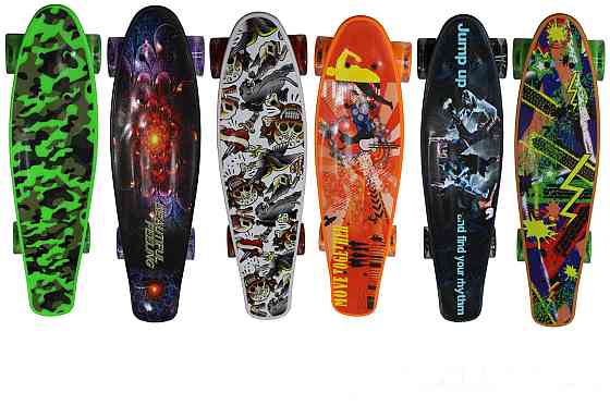 Скейт PENNYBOARD PRINT 881 Вишнёвое