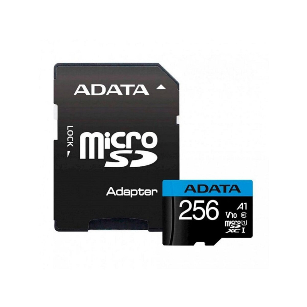 microSDXC (UHS-1) A-DATA Premier 256Gb Class 10 А1 (R-100Mb/s)  (adapter SD) Київ - фото 1