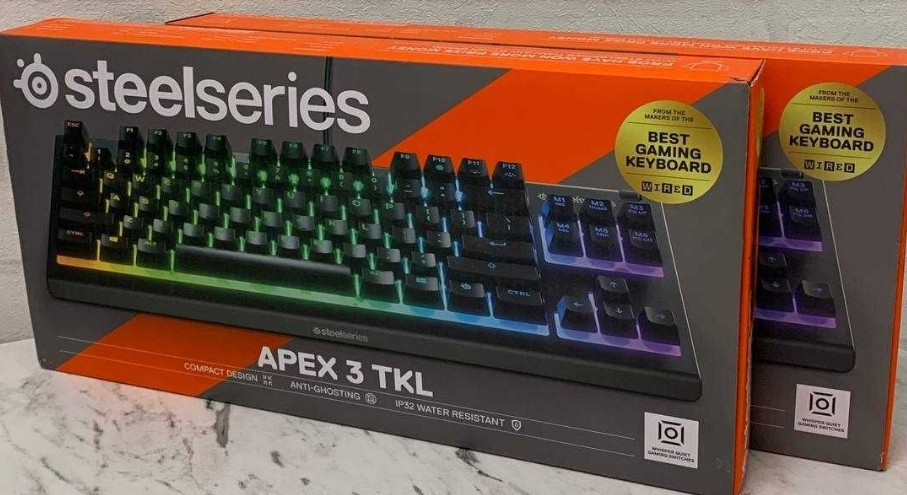 Клавиатура SteelSeries Apex 3 TKL USB Гравировка ENG/UA. Киев - изображение 2