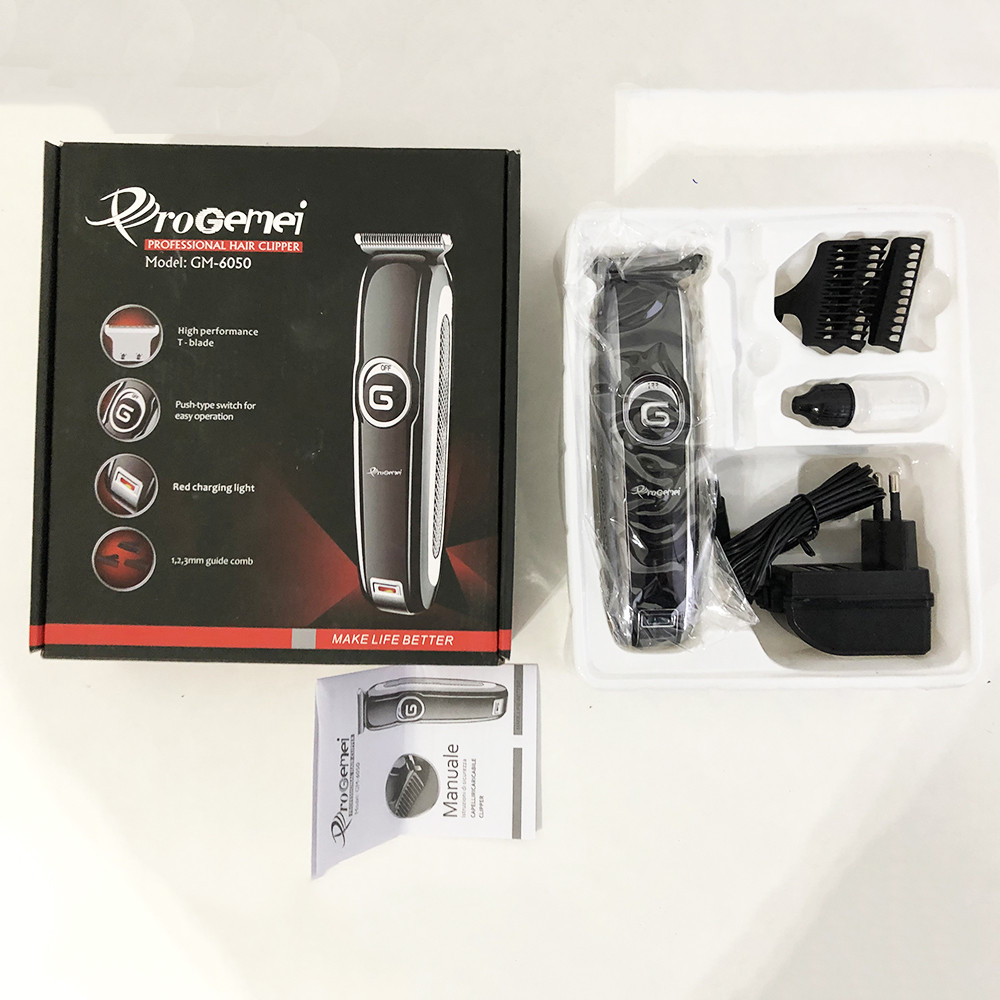 Машинка для стрижки на аккумляторная GEMEI GM-6050, Домашняя машинка аккумуляторная для стрижки волос PV-57 Львов - изображение 7