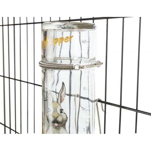 Поїлка Trixie Honey and Hopper для гризунів автоматична скляна 250 мл Київ - фото 4