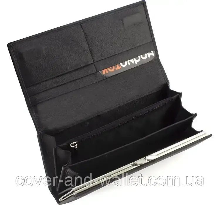 Женский кожаный кошелёк с визитницей из натуральной кожи на магнитной застежке Marco Coverna Киев - изображение 5