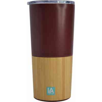 Термокружка Line Art Mao 500 мл темно-коричневий/бамбуковий (20201LA-19) Вінниця