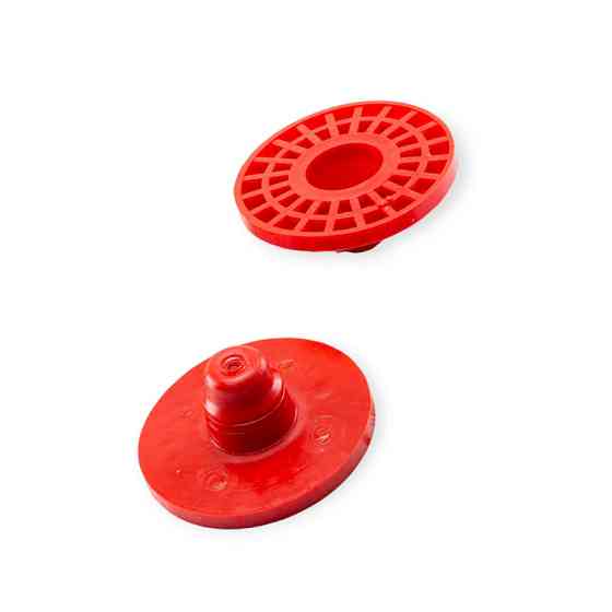 Подставка пружины Ланос -Sens задний (рти) верх 10мм красные 2шт. под Мукачево