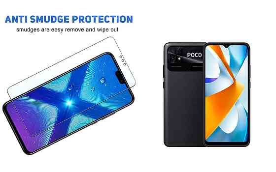 Захисне скло NeoGlass для Poco C40 – надпрозоре та стійке Київ