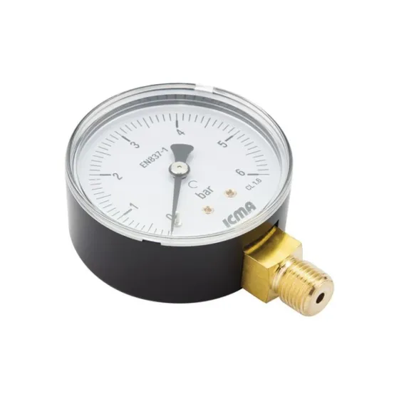 Манометр Icma 1/4" 0-10 барів, нижнє під'єднання No244 Київ