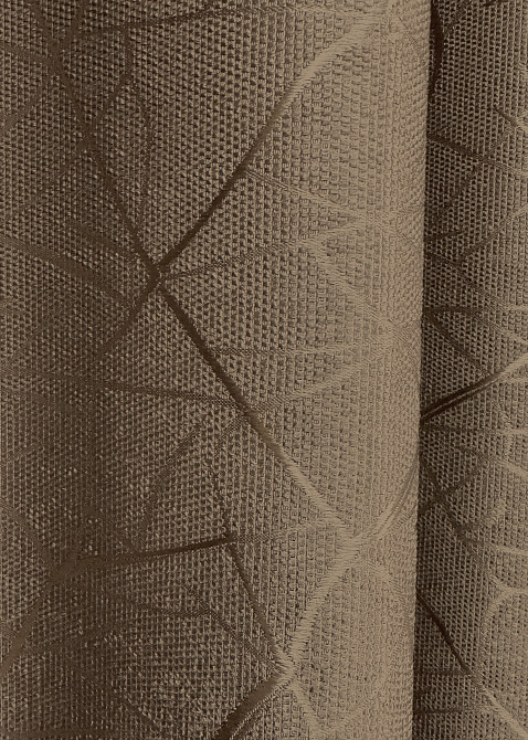 Комплект готових штор VR-Textil Льон Савана № 688ш Коричневий 200х270 см 2 шт (32-296) Київ - фото 8