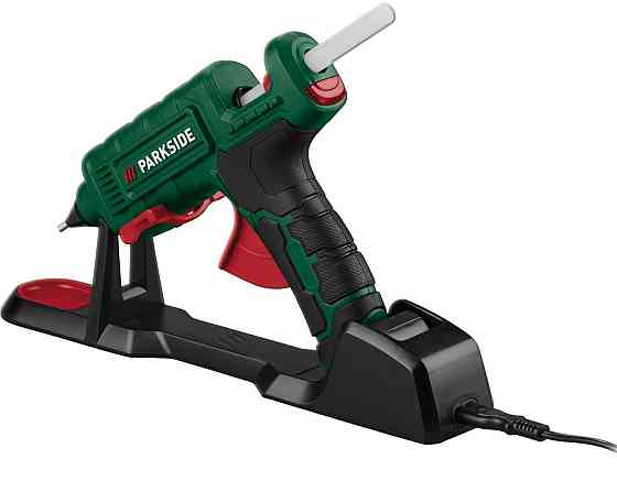 Бездротовий клейовий пістолет на підставці + 3 запасні клеї Parkside (PHP 500 E3) Нововолинськ