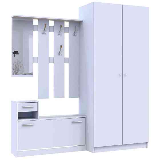 Передпокій Doros Alice та шафа Promo Білий (DRS-011385) Львів