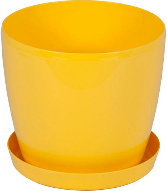 Горщик для квітів з підставкою "Магнолія" 155мм (кольори в асортименті) Харків - фото 7