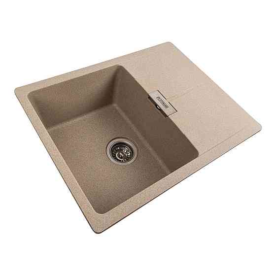 PLATINUM Гранітна мийка для кухні Platinum 6250 ZIRKONE матовий Сафарі Київ