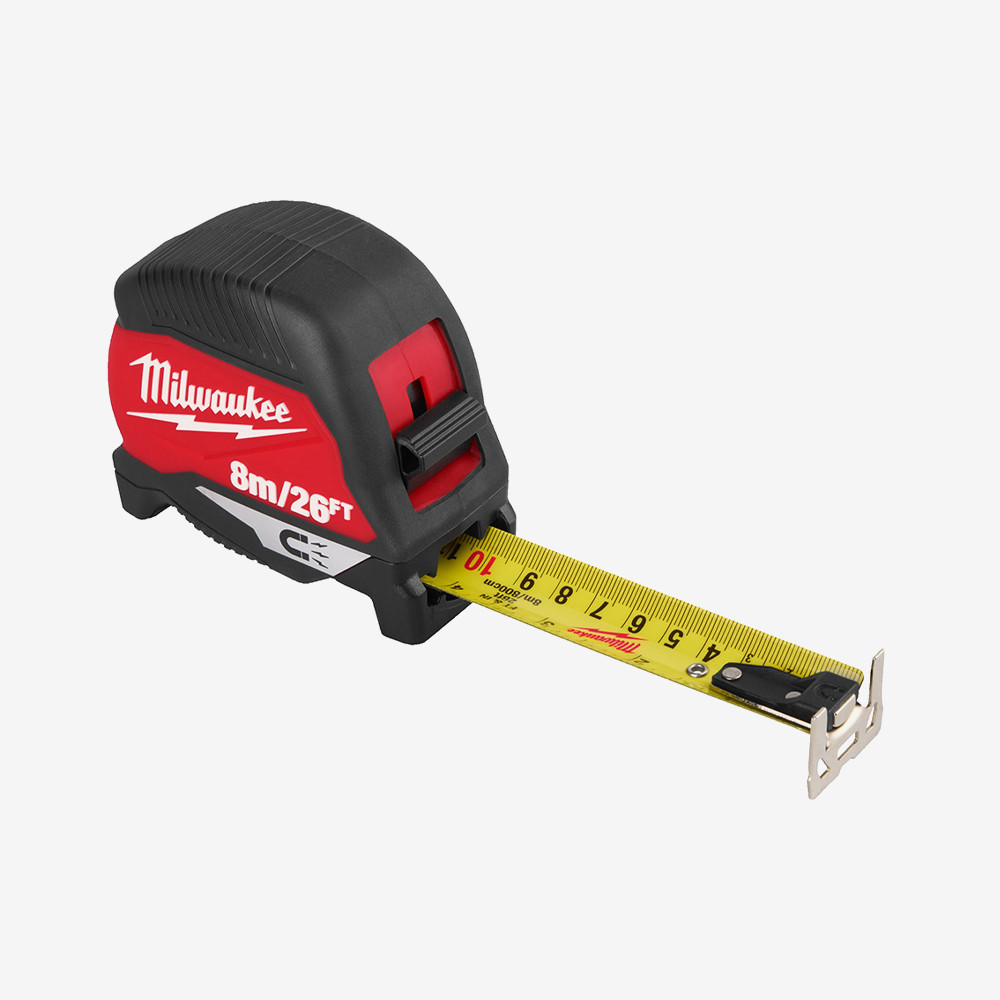 Рулетка магнітна MAGNETIC MILWAUKEE (Gen4), (полотно 30мм), 8м/26ft Одеса - фото 2