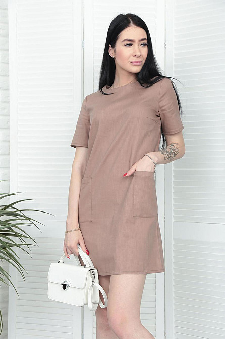 Літня сукня з кишенями "Tiffany" оптом Київ - фото 2