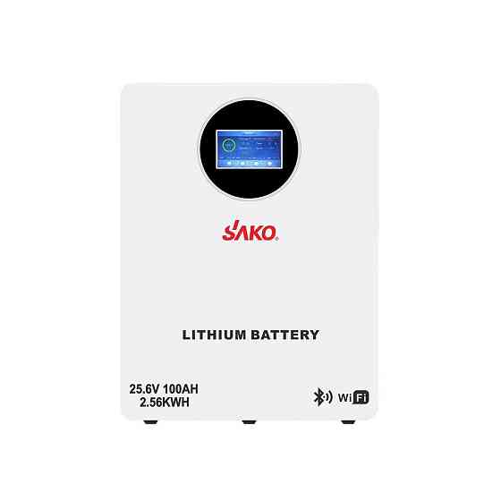 Акумуляторна батарея літій-залізо-фосфатна LiFePO4 100А*год 25.6В 2560Вт*год Sako Li-Sun series SK-25.6V100Ah настінний / Киев