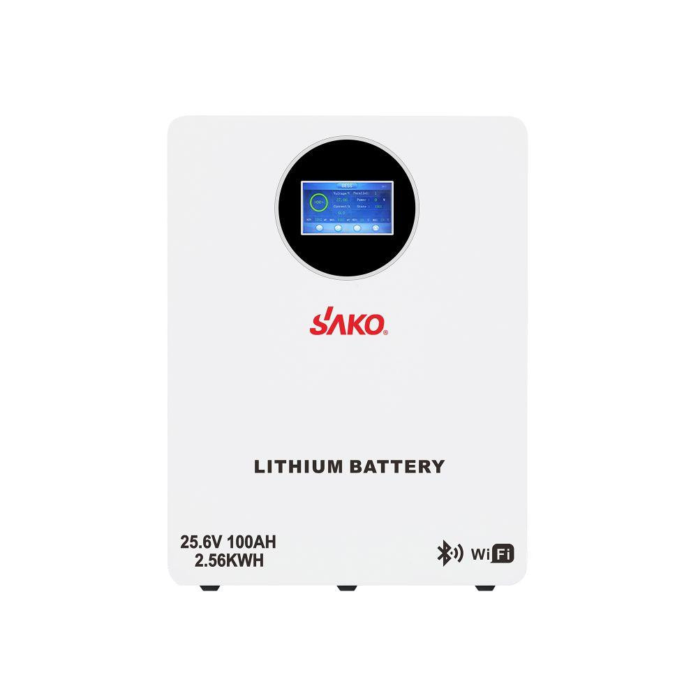 Акумуляторна батарея літій-залізо-фосфатна LiFePO4 100А*год 25.6В 2560Вт*год Sako Li-Sun series SK-25.6V100Ah настінний / Киев - изображение 2