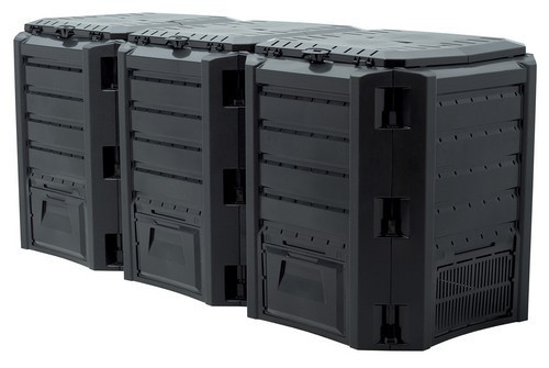 Компостер садовий PROSPERPLAST MODULE COMPOGREEN 1200 л, черный Киев - изображение 5