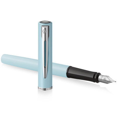 Ручка перьевая Waterman ALLURE Pastel Blue CT FP F (13 315) Винница - изображение 2