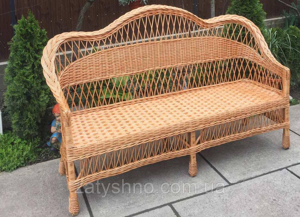 Диван плетеный большой 180 длиной Киев - изображение 4