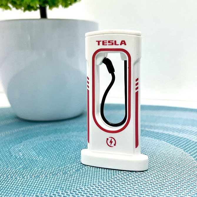 Машина Автосвіт Tesla Model Y інерційна відчиняються двері капот багажник 17см Синя (AP-2001) Чернігів - фото 8