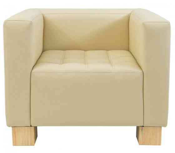 Крісло Richman Space 76 x 90 x 76H см Натуральна Шкіра Lux Біжевий Київ