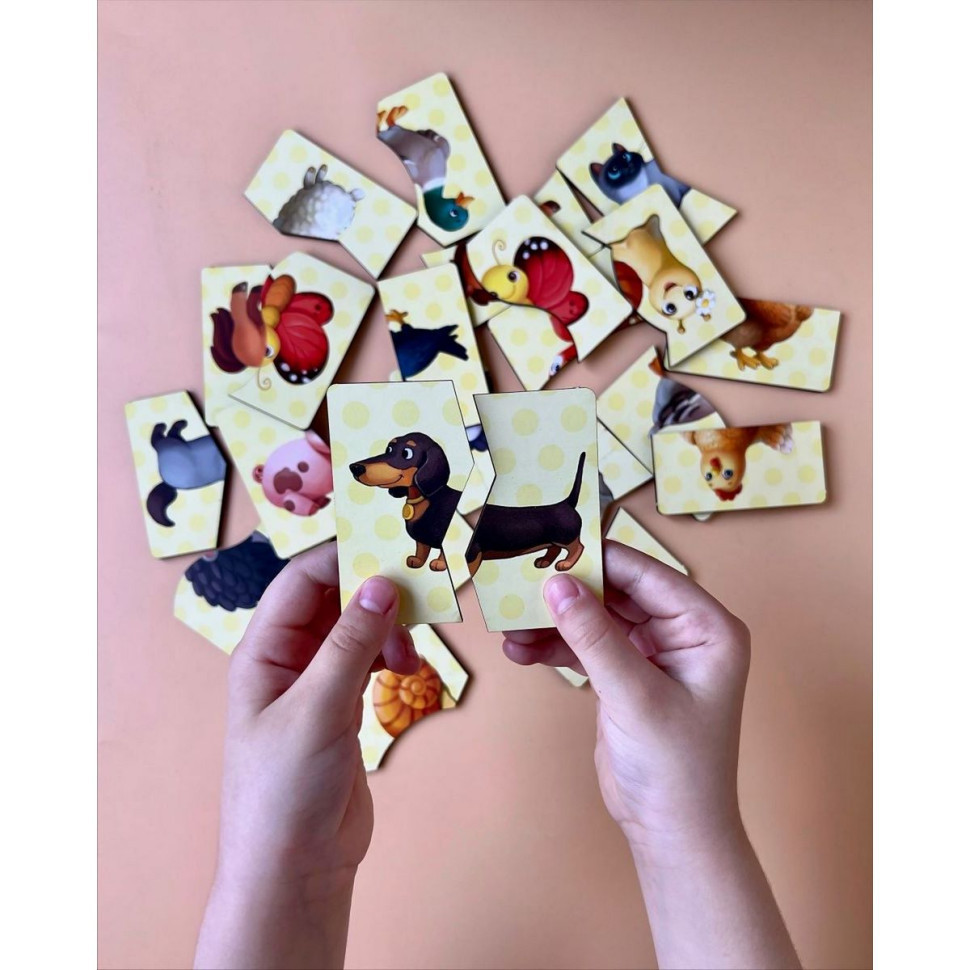 Настольная развивающая игра-пазл 