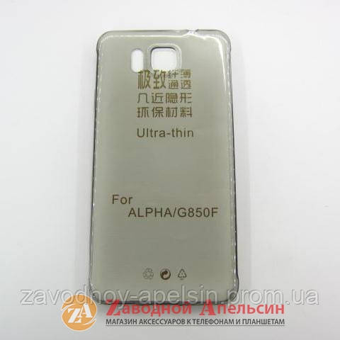 Samsung G850 Alpha Силиконовый чехол (серый) Одесса - изображение 1