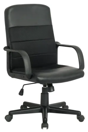 Офісне Крісло Керівника Richman Garri Пластик М1 Tilt Чорний Київ