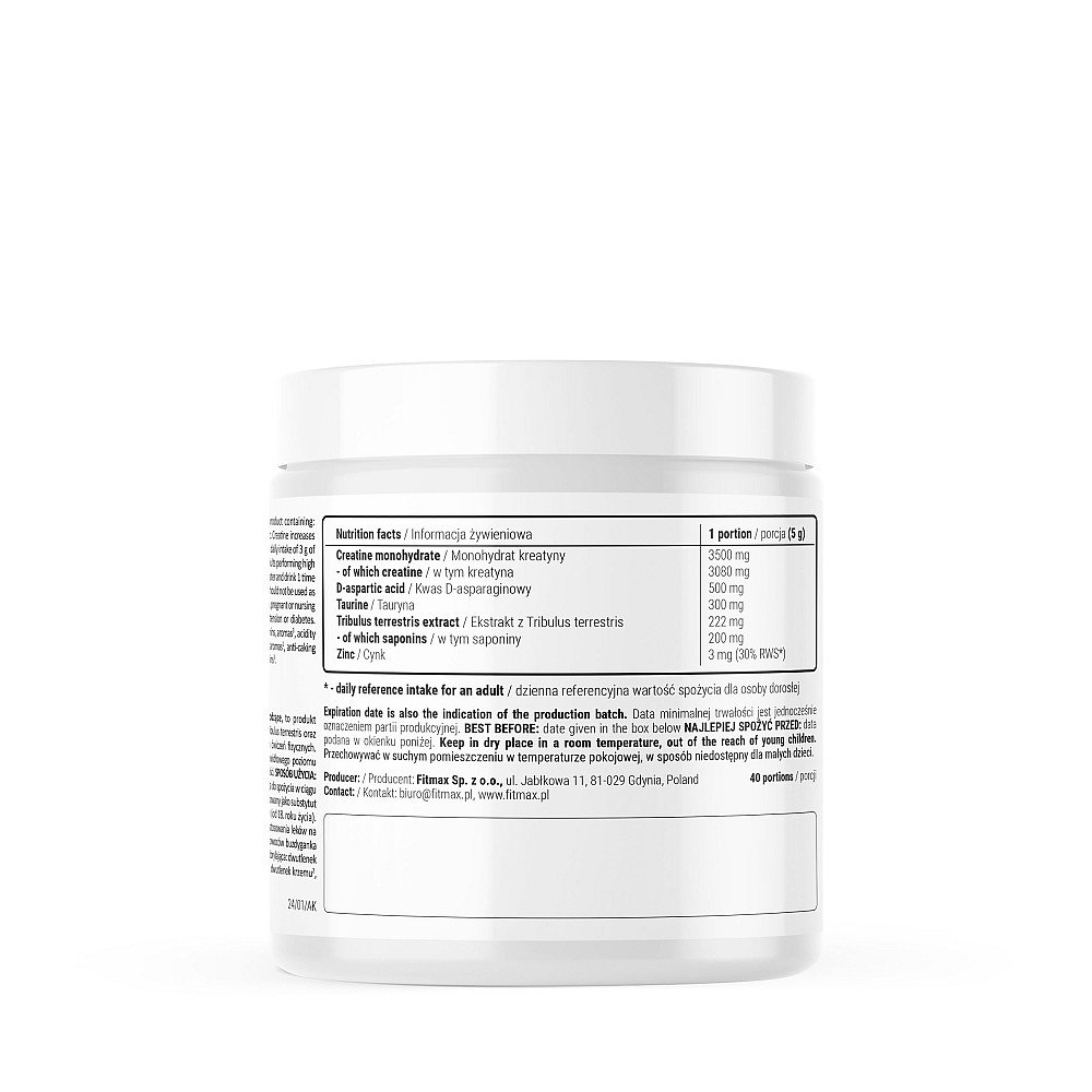 Тестостеровый бустер FitMax Testocrea 200 g (Exotic) Луцк - изображение 2