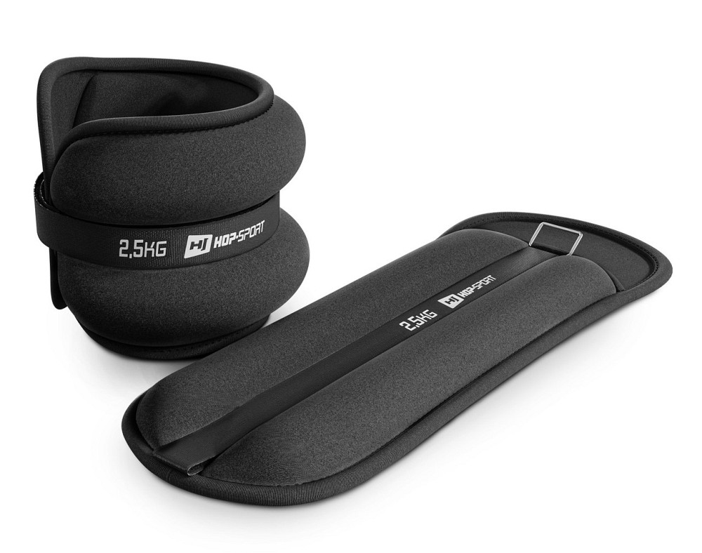 Обважнювачі для ніг та рук Hop-Sport HS-S005WB 2х2,5кг чорні Київ - фото 1