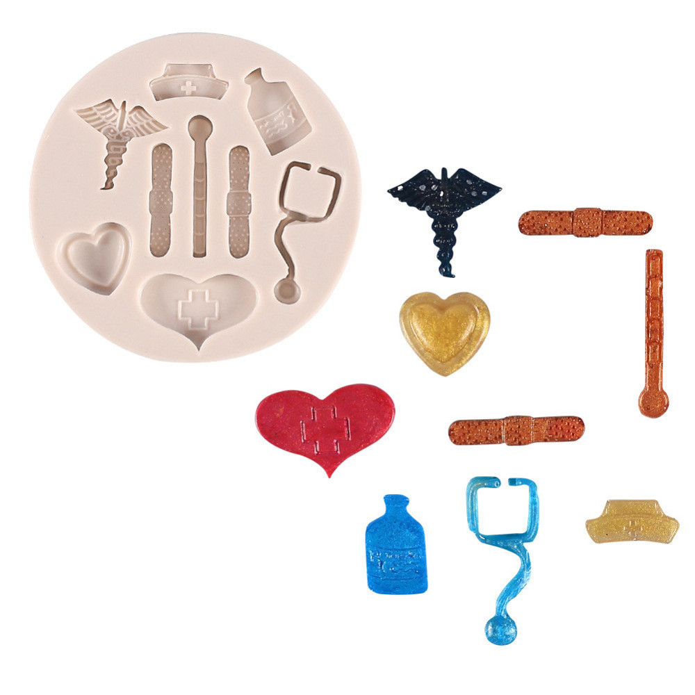 Молд силиконовый Медицинский набор 81 мм серый Киев - изображение 1